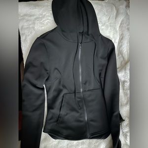 Black sweater, black jacket, black hoodie jacket